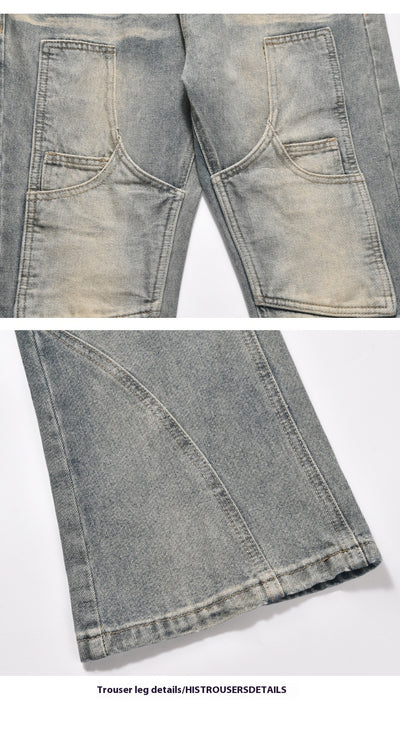 Jeans Rectos Holgados con Efecto Desgastado American Street - Image 14