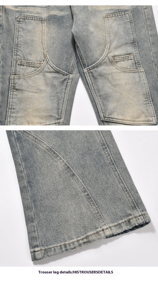 Jeans Rectos Holgados con Efecto Desgastado American Street - Image 14