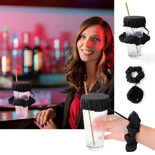 Set de Protectores de Vaso Fashion Multiuso con Anillo para el Cabello - Image 2