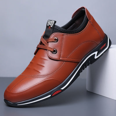Zapatos Casuales de Cuero para Hombre con Suela Flexible y Transpirable - Image 9