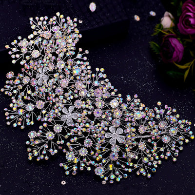 Accesorios para el Cabello Nupcial con Cristales Rhinestone Hechos a Mano - Image 22