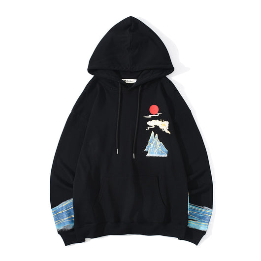 Sudadera con Capucha Oversized National Tide - Bordado Unisex Estilo Urbano - Image 5