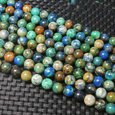 Cuentas de Piedra Fénix Natural - Collar Semielaborado Hecho a Mano
