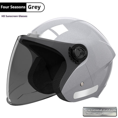 Casco de Moto Eléctrica con Aislamiento Térmico y Protección Contra el Viento - Image 11
