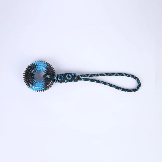Cuerda Interactiva Doble Color para Perros - Juguete Resistente a Mordidas con Nudo - Image 7