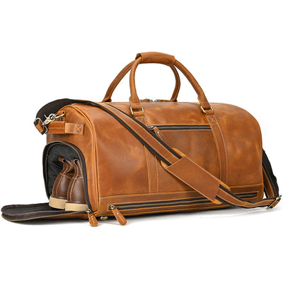 Bolsa de Viaje en Cuero Curtido al Vegetal para Hombre - Image 12