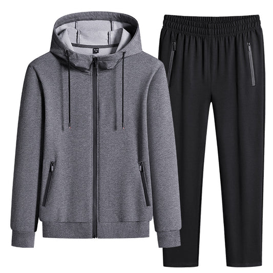 Conjunto de Abrigo, Suéter y Pantalón Casual para Parejas Talla Grande