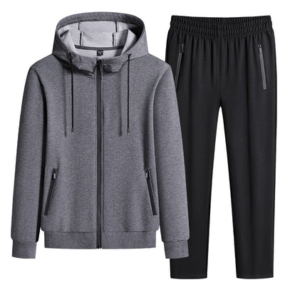Conjunto de Abrigo, Suéter y Pantalón Casual para Parejas Talla Grande