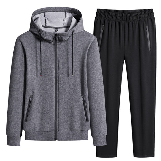 Conjunto de Abrigo, Suéter y Pantalón Casual para Parejas Talla Grande