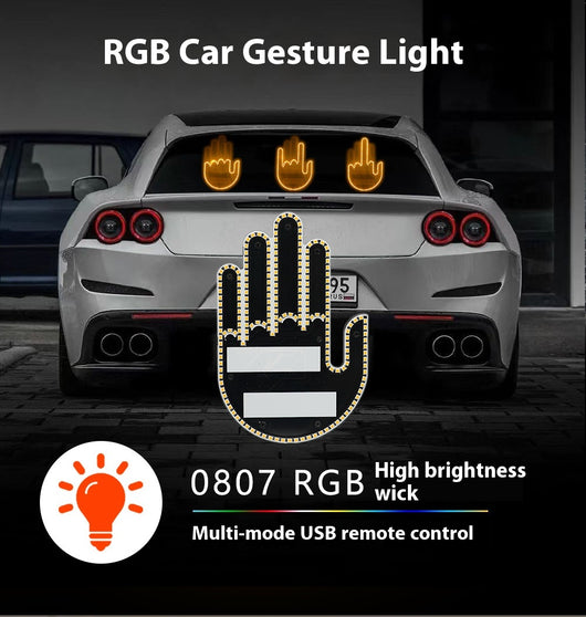 Luz de Gesto para Auto con Alerta Anticolisión Multifunción - Image 28