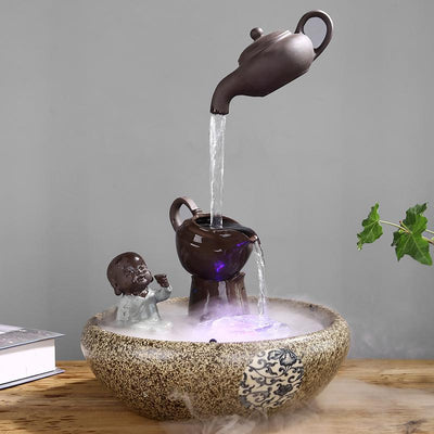 Humidificador Decorativo Suspendido con Diseño de Tetera China - Image 9