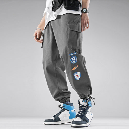 Pantalones Casuales Holgados con Cordón y Patrón Moderno - Image 7