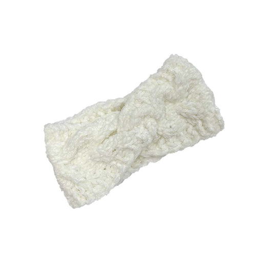 Diadema Infantil de Chenilla Trenzada con Nudo Decorativo - Image 2