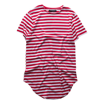 Playera Unisex de Rayas Cuello Redondo Largo - Estilo Mar y Alma - Image 9