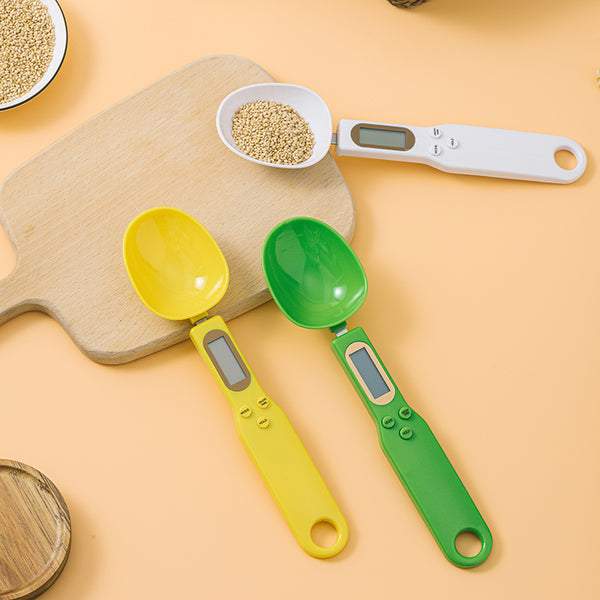 Balanza Digital de Cocina con Cuchara Medidora LCD