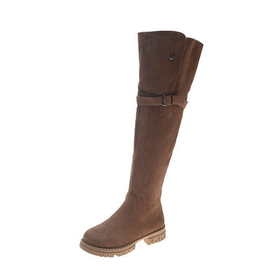 Botas de Nieve Over-the-Knee con Tacón Grueso y Forro Polar - Image 11