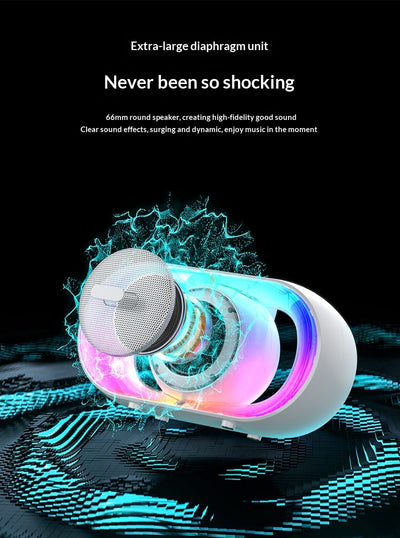 Lámpara Ambiental Portátil RGB con Parlante Bluetooth para Camping - Image 7