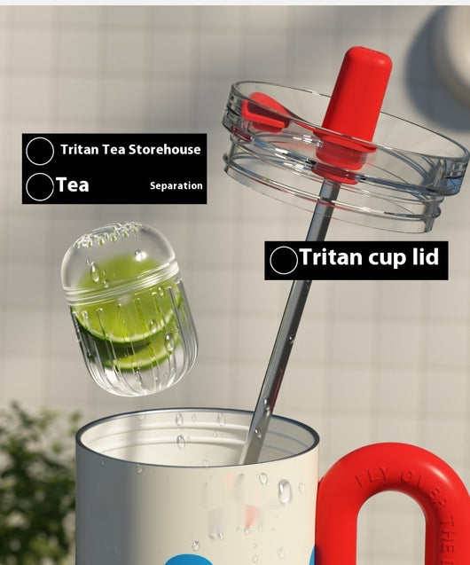 Termo Infantil Grande con Pajita - Vaso Térmico Cerámica para Niñas - Image 11