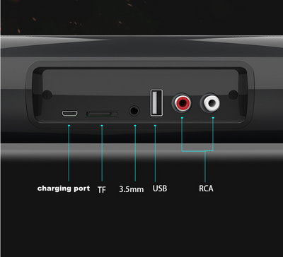 Parlante Bluetooth Portátil Cilíndrico para Exterior - Image 23