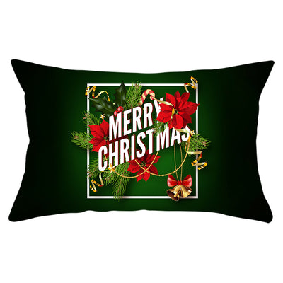 Funda de Almohada Navideña Serie Verde con Estampado Piel de Melocotón - Image 28