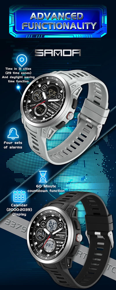 Reloj Deportivo Multifuncional Resistente al Agua con Alarma y Recordatorios - Image 22