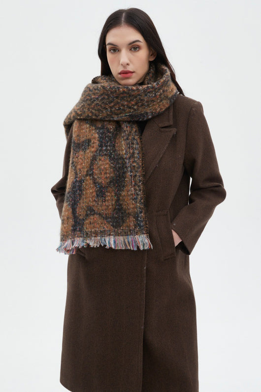 Bufanda Corta Estampado Leopardo Unisex - Diseño Europeo y Americano - Image 26