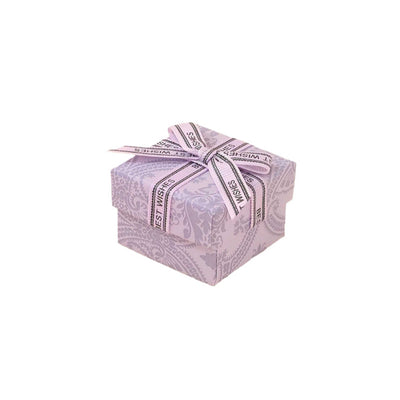 Caja de Almacenamiento para Joyas con Anillo Púrpura Lavanda - Image 3