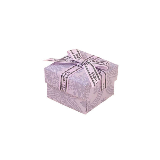 Caja de Almacenamiento para Joyas con Anillo Púrpura Lavanda - Image 3