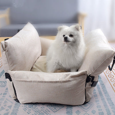Nido de Viaje para Perros - Cama Desmontable y Lavable para Auto