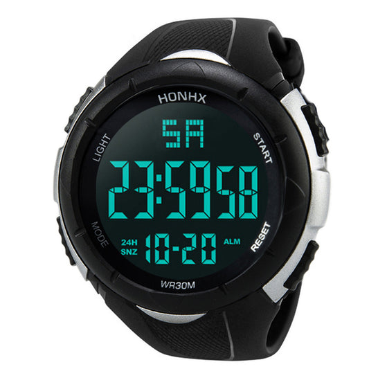 Reloj Deportivo Digital Negro Pantalla Grande con Tecnología Electrónica - Image 2