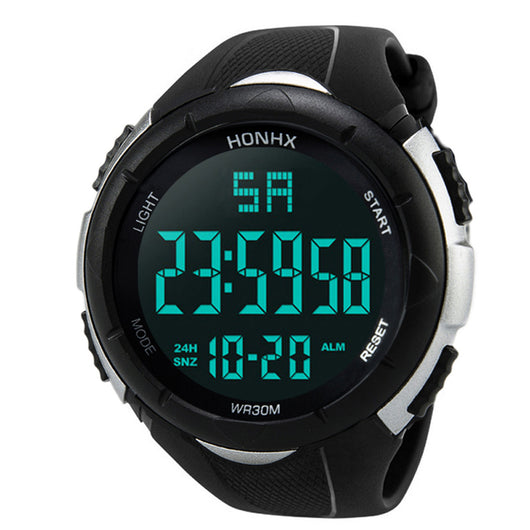 Reloj Deportivo Digital Negro Pantalla Grande con Tecnología Electrónica - Image 2