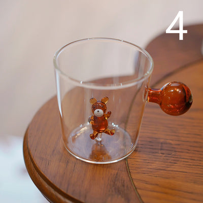 Vaso de Agua con Diseño Animal 3D en Vidrio - Image 2