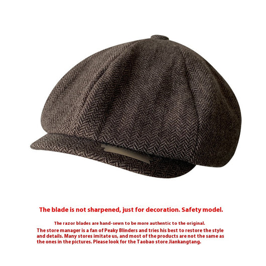 Gorra Octagonal Retro Británica con Visera - Estilo Vintage Yuppie - Image 14