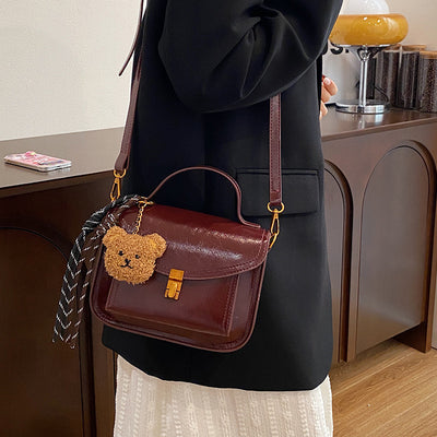 Bolso Cuadrado Retro Portátil - Diseño Versátil para Todo Ocasión - Image 3