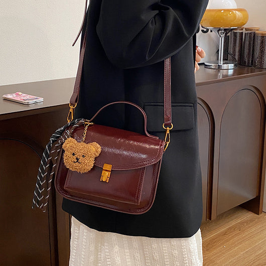 Bolso Cuadrado Retro Portátil - Diseño Versátil para Todo Ocasión - Image 3