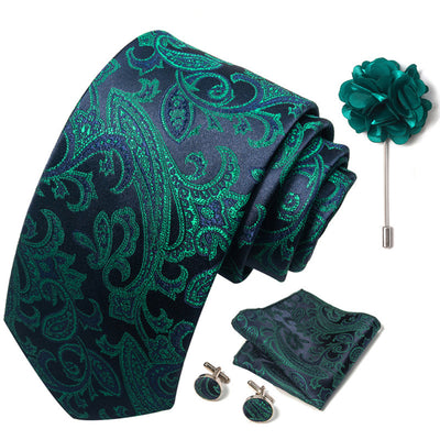 Combo Corbata, Traje y Pañuelo de Bolsillo para Hombre - Juego 8 - Image 125