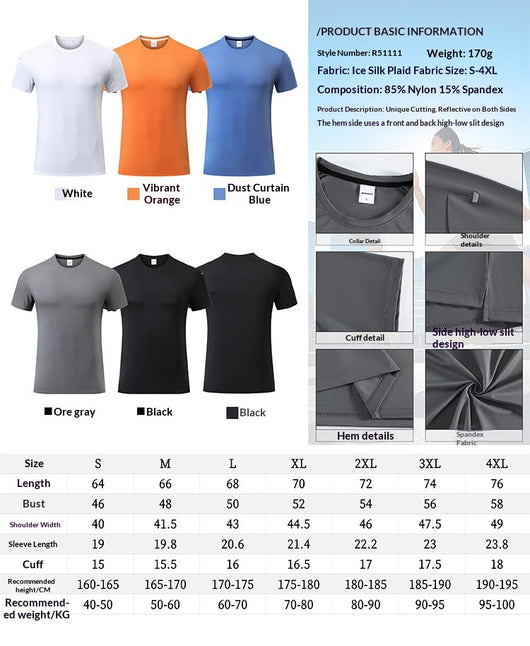 Camisa de Senderismo Secado Rápido para Hombre - Verano - Image 11
