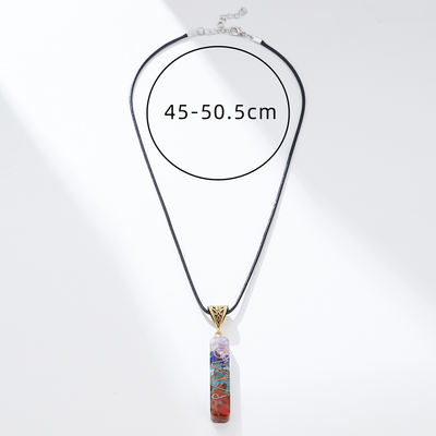 Colgante de Cristal Curativo Reiki con Piedra Natural para 7 Chakras - Image 71