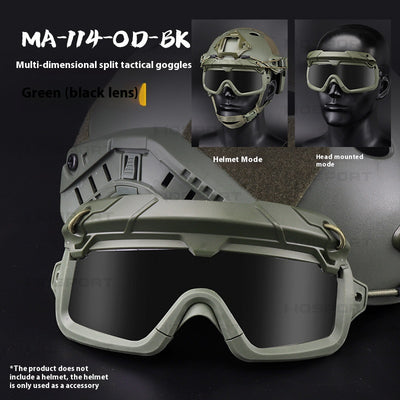 Gafas Tácticas Multifuncionales para Exterior - Dos Modos de Uso - Image 11
