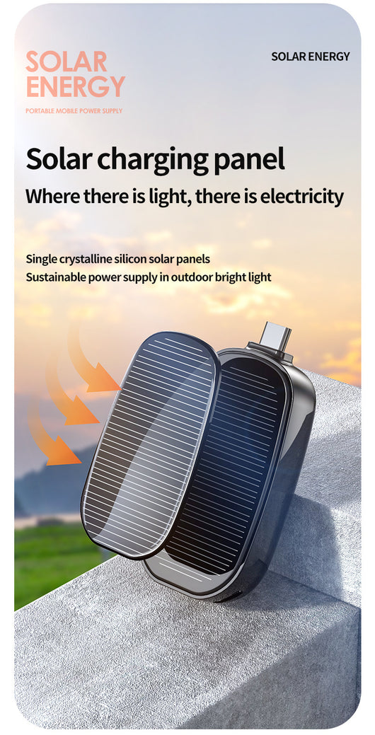 Cargador Solar Portátil de Emergencia con Carga Inalámbrica - Image 10