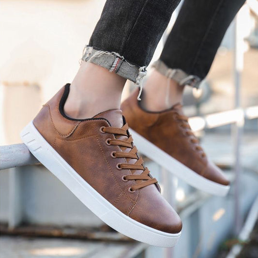 Zapatos Casuales Hombre con Cordones - Estilo Minimalista y Versátil - Image 2