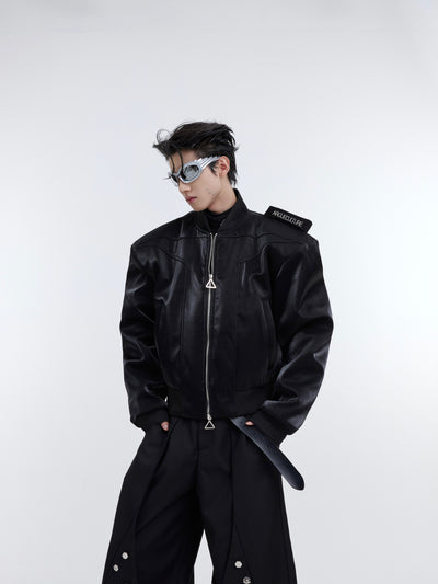 Chaqueta de Algodón Corta para Hombre con Doble Cierre - Image 2