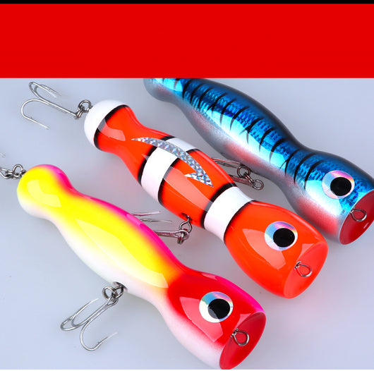 Señuelo de Madera Artesanal Onda GT para Pesca de Atún y Pez Vela - Image 3