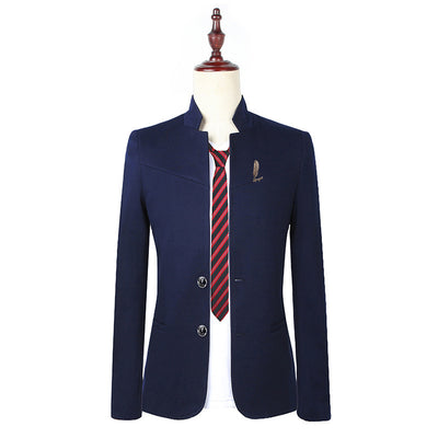 Abrigo Casual Slim Fit de Color Liso para Hombre - Image 14