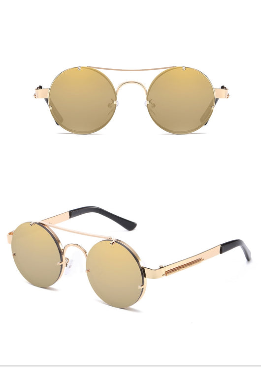 Gafas de Sol Retro Punk con Lentes de Película Color - Image 11