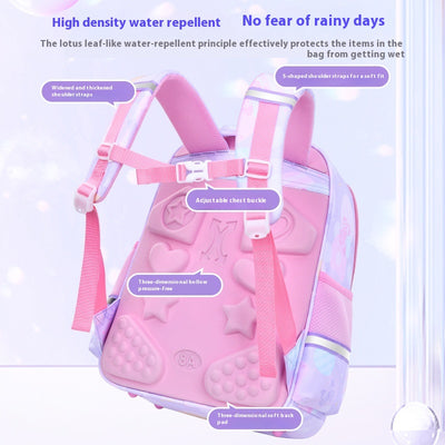 Mochila Escolar Infantil con Protección Dorsal y Gran Capacidad - Image 10
