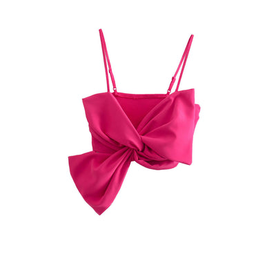 Top Corto para Mujer con Detalle de Moño y Tirantes - Image 2
