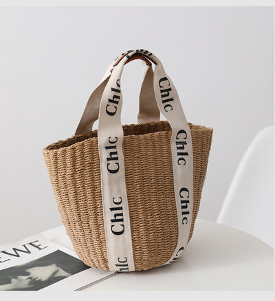 Bolsa Tejida a Mano para Mujer - Estilo Bucket - Image 9