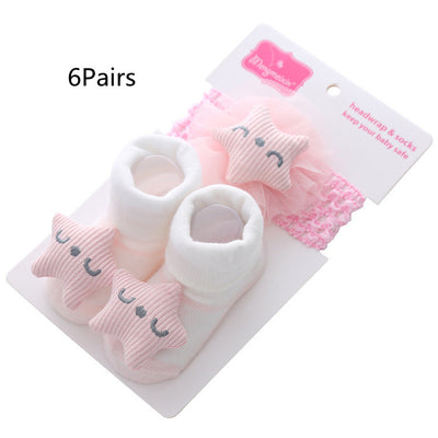 Calcetines Infantiles con Pompones 3D y Lunares Estampados - Image 7