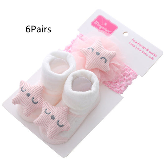 Calcetines Infantiles con Pompones 3D y Lunares Estampados - Image 7
